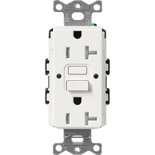 Lutron SCR-20-GFST-RW GFCI Receptacle
