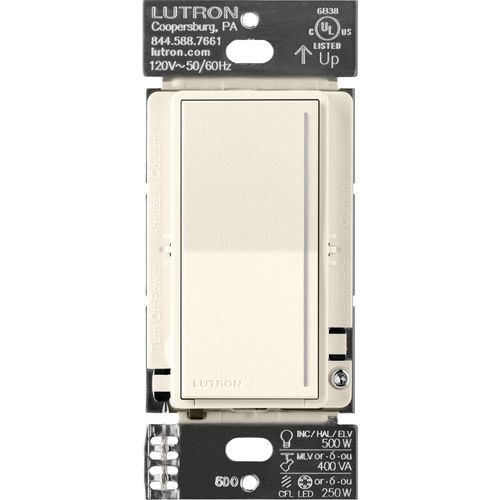 Lutron Sunnata LED+ dimmer switch in Biscuit