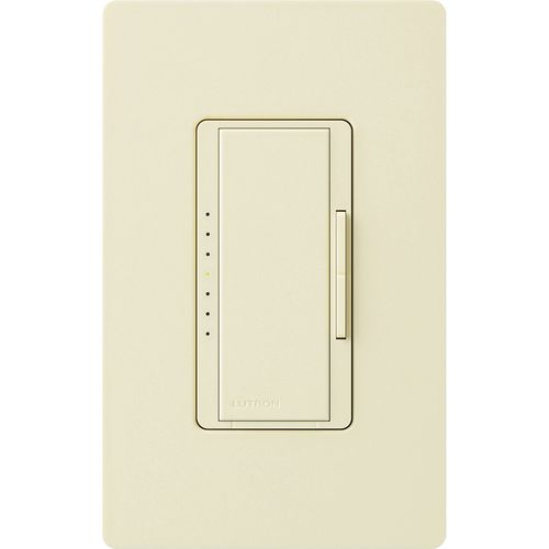 Lutron Maestro dimmer switch in Almond
