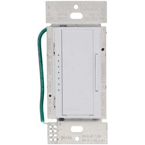 Lutron Maestro dimmer switch in White