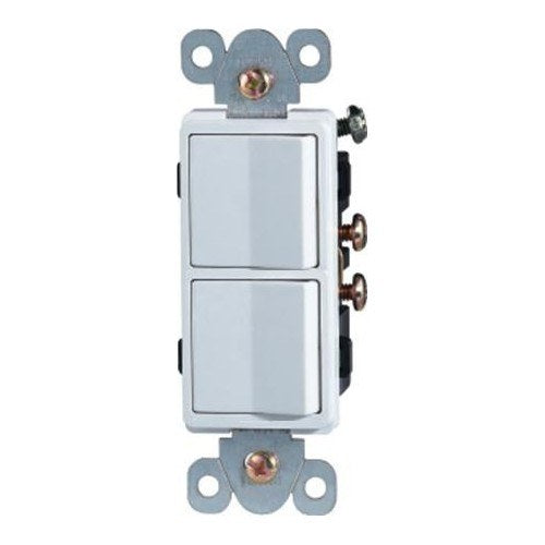 Morris 81980 Decorator Double Rocker Switch