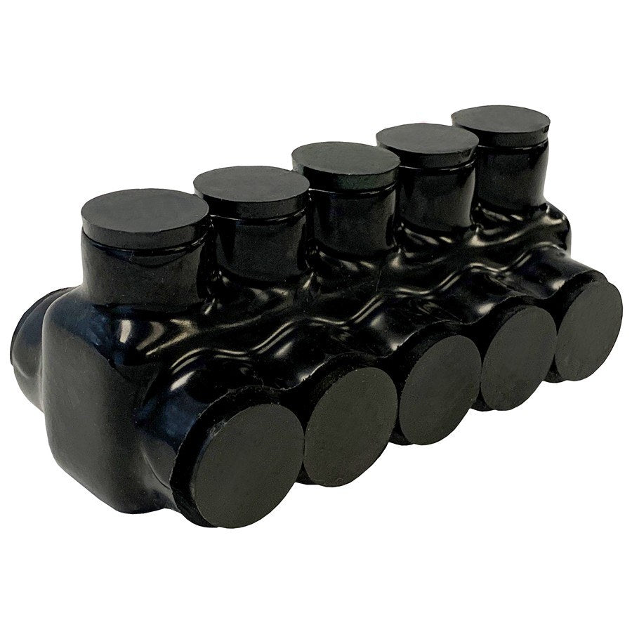 Morris 97626 Black Insulated Connector, Dual Side Entry