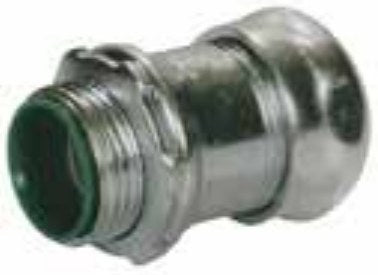 Morris 14959 Steel EMT Compression Connector - Insulated Throat
