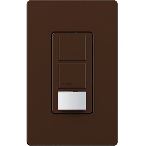 Lutron Maestro occupancy sensor switch in Brown