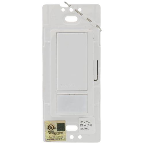 Lutron Maestro vacancy sensor switch in White