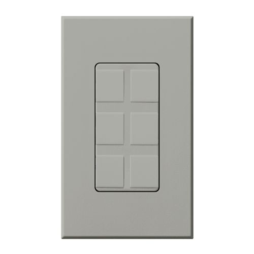 Lutron Nova T wall plate in Gray