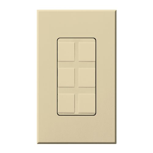 Lutron Nova T wall plate in Ivory