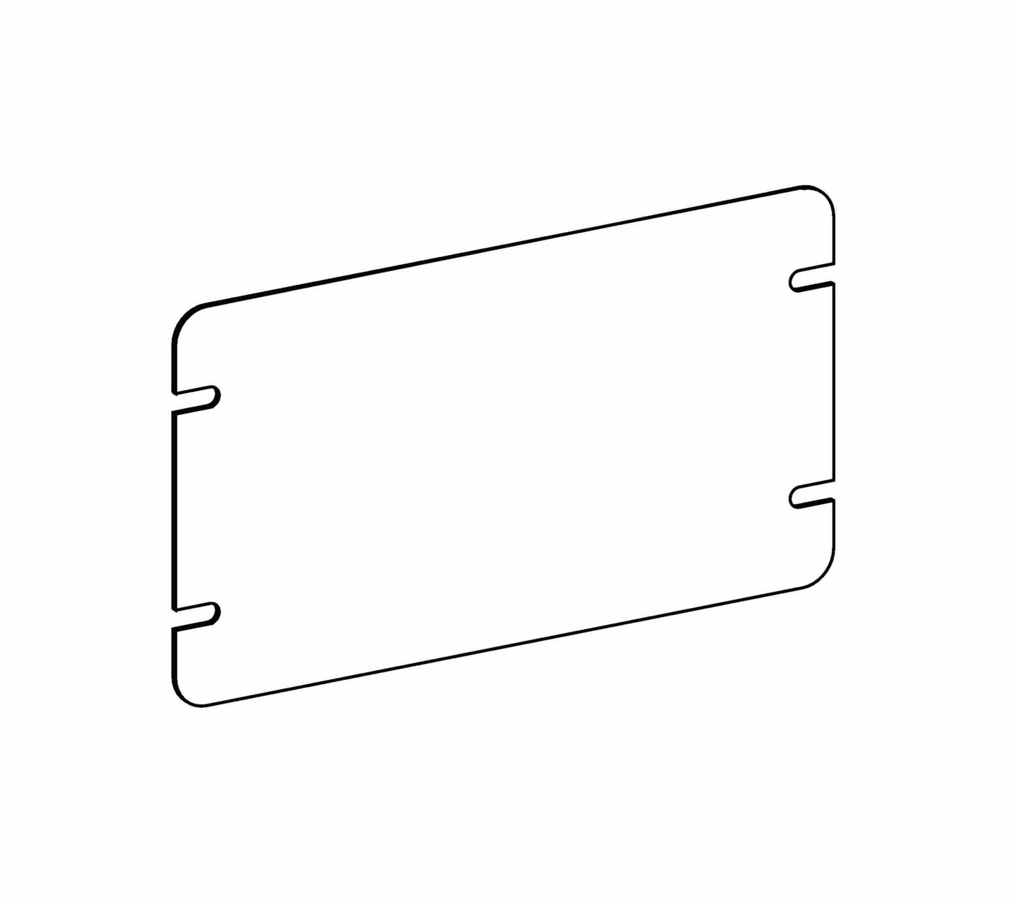 Orbit 3-Gang Blank Cover Switch Box Cover 4M3-B