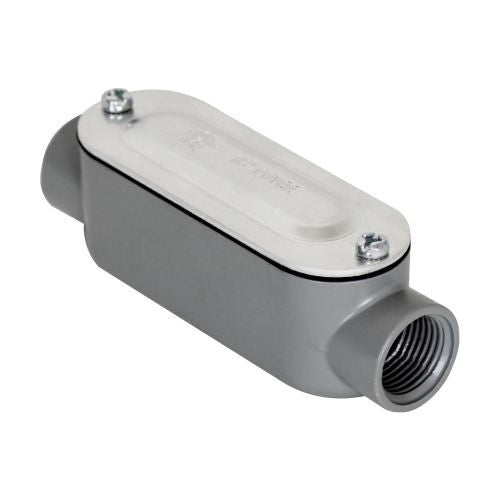 Orbit Type C Threaded Aluminum Conduit Body with Stamped Cover 1/2 in C-50AS