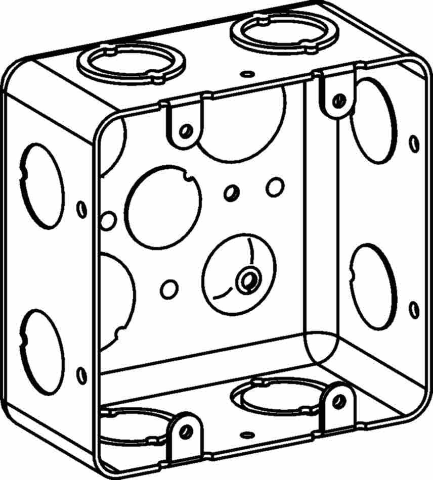 Orbit 2-Gang 2-1/8 in Drawn Handy Box DHB2