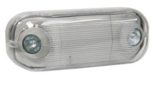 Orbit Twohead Wet Location Emerg Light, Black Housing EL2HWPB