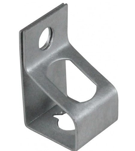 Orbit Threaded Rod Hanger, 3/8 in Hole 1 Threaded, 1/4 in Hole 2 Plain F6TI