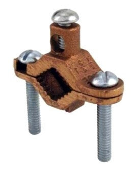 Orbit 1/2 in 1 in Bare Gr Clamp W Steel Screw, #10#2 GCB50100