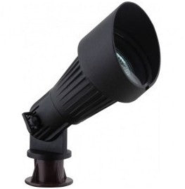 Orbit LED 5W Outdr Cst Aluminum Dir. Light, 12V, 3000K Black L1021BK5WW
