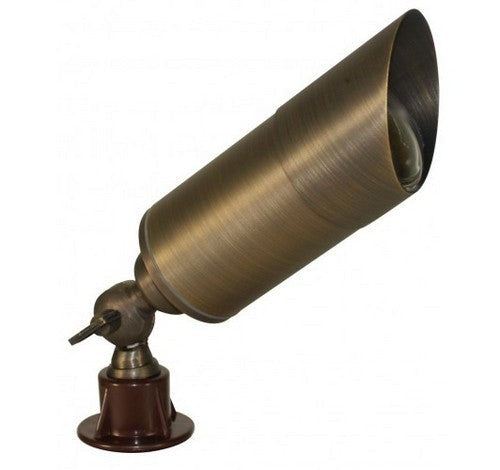 Orbit LED 6W Outdoor Solid Brass Directional Light Bullet, 12V, 4700 Kar.bronze LB160SHARB6CW