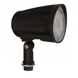 Orbit LED Bullet Flood Light with Knuckle 28W 120-277V 3000K Warm White Bronze LFL2028WWWKN