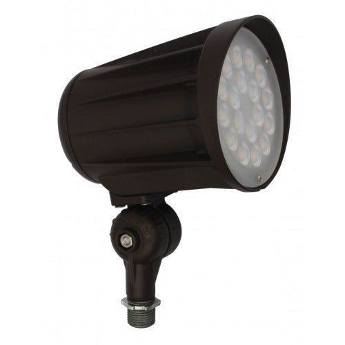 Orbit LED Bullet Flood Light with Knuckle 42W 120-277V 5000K Cool White Bronze LFL2042WCWKN