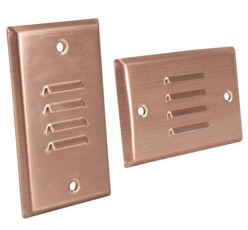 Orbit LED Indoor Step Light Wallplate for Lisl, Vert. & Hor. Alm LISLCAL