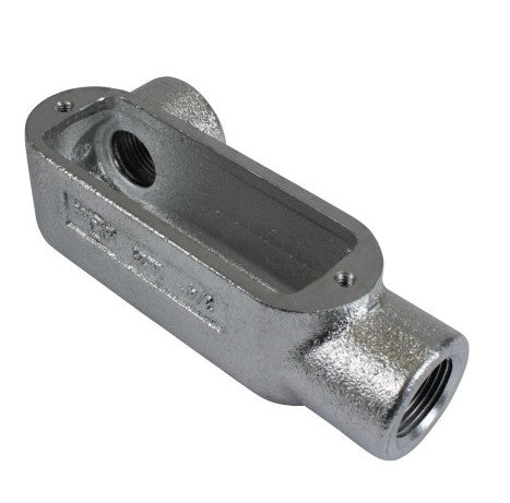 Orbit Type Ll Threaded Conduit Body, Gray Iron Form 8, 2 in LL8200