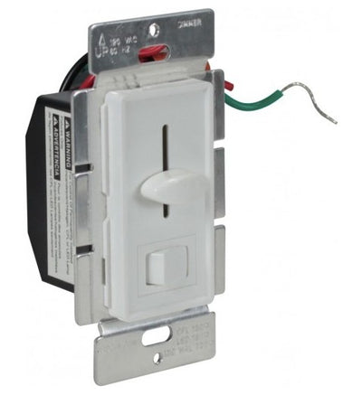 Orbit LED Slide Dimmer Wswitch 1POLE 150W Cflled, 120V White LSD1501