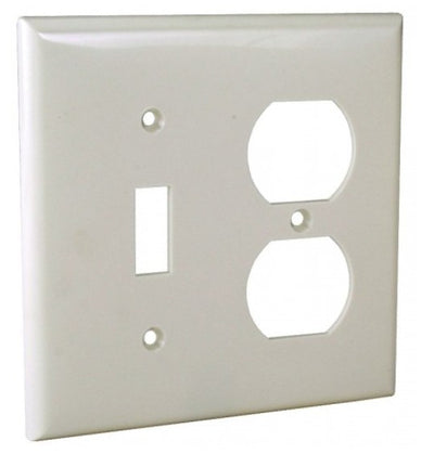 Orbit 2G Wall Plate Switchduplex White OP18W