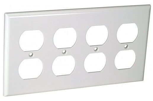 Orbit 4G Wall Plate Duplex White OP84W