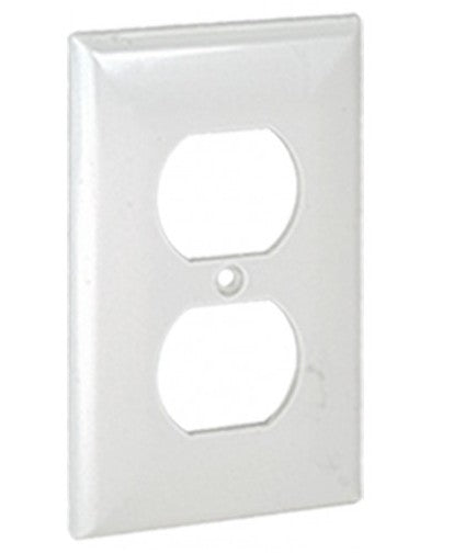 Orbit 1G Wall Plate Duplex White OP8W