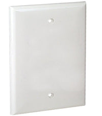 Orbit Jumbo 1G Wall Plate Blank White OPJ13W