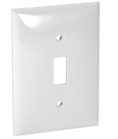 Orbit Midi 1G Wall Plate Switch White OPM1W