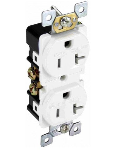 Orbit 20A 125V Tamper Resistant Duplex Rec. Ivory R20TRSI