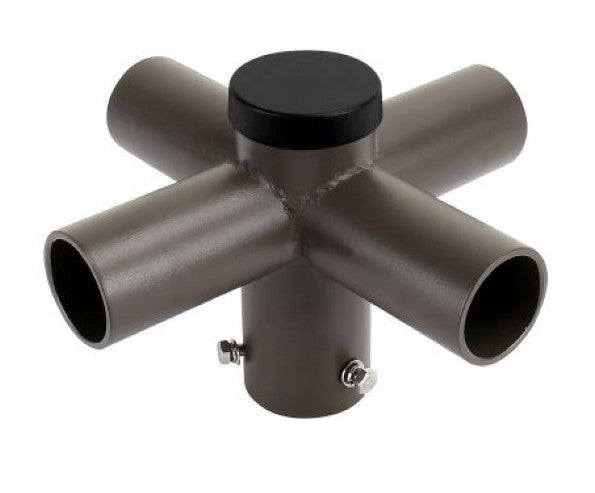 Orbit 2-3/8" O.D. Horiz. 90 Deg Round Tenon Adapter, 4 Heads, Bronze RTA90HZ4