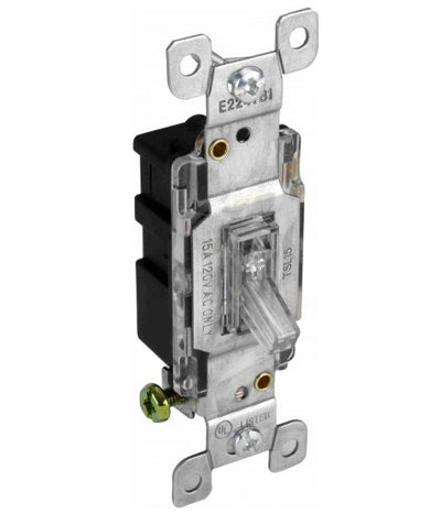 Orbit 15A Sp Toggle Switch Pilot Clear TSL15CL