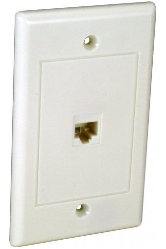 Orbit Data Wall Jack 18P8C White WJ88W