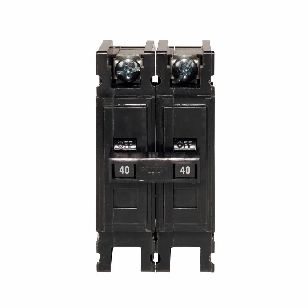 Cutler Hammer 40A 120/240V 2-Pole Thermal Magnetic Circuit Breaker 10kAIC QC Series