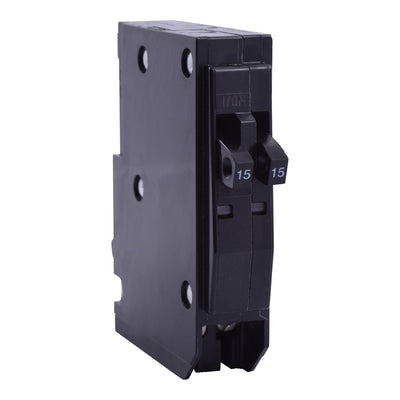Square D 15A 120/240V 2-Pole Tandem Circuit Breaker Plug-In 10kA Interrupt Rating