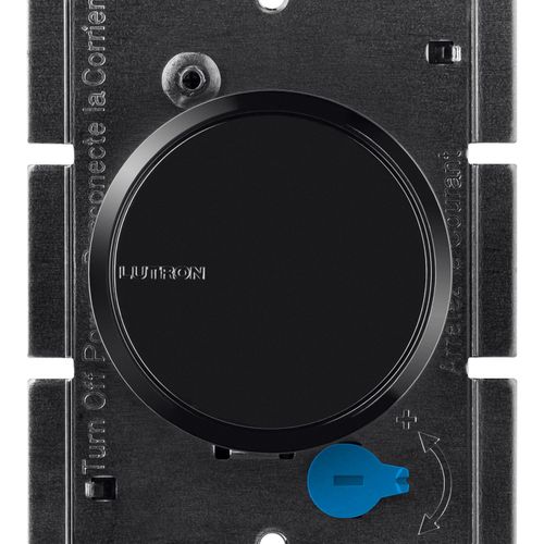 Lutron LED+ dimmer switch in Black
