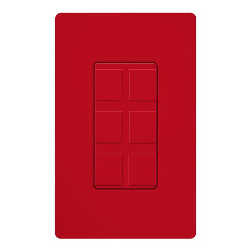 Lutron Claro wall plate in Hot