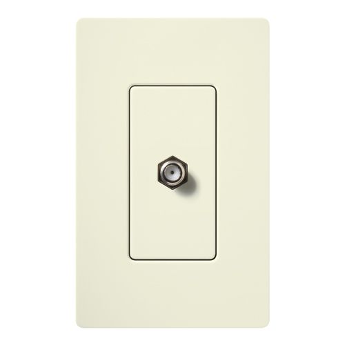Lutron Claro wall plate in Biscuit