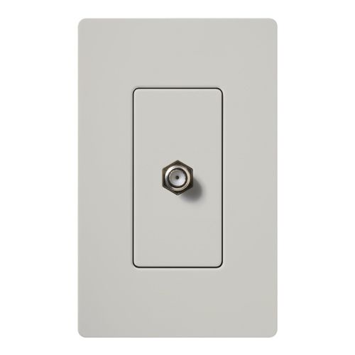 Lutron Claro wall plate in Palladium