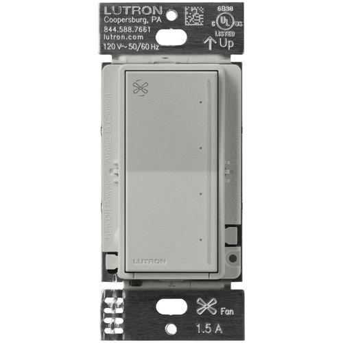Lutron Sunnata 4-speed fan control in Pebble