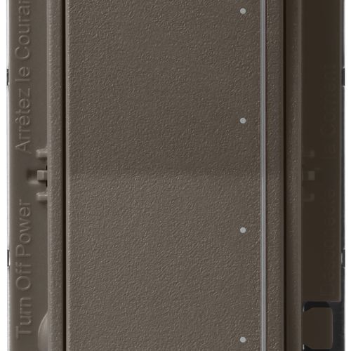 Lutron Sunnata 4-speed fan control in Truffle