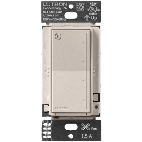 Lutron Sunnata 4-speed fan control in Taupe