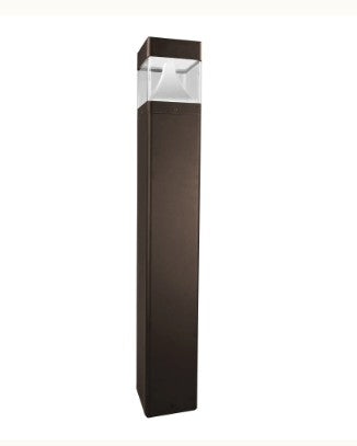 Westgate BOL-G8-200-MCTP-BR-CH 10W/18W/25W LED bollard light 30K/40K/50K chrome