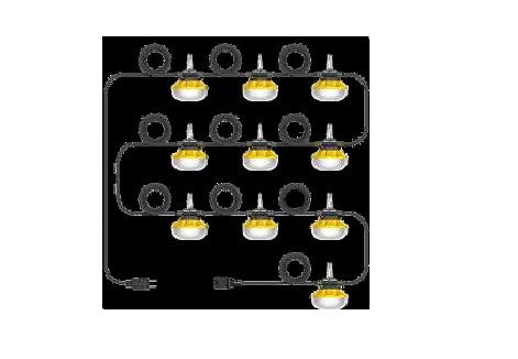 Westgate 100 ft 10X10W 12000LM 5000K LED Area Light CL-CONST-100FT-50W-2WIRE