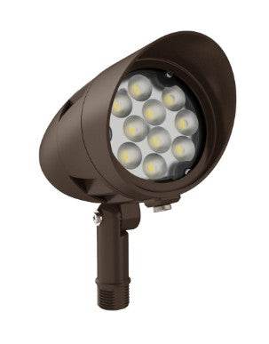 Westgate 120-277V 15W 1800LM 4000K Bronze LED Bullet Flood Light FLDX-SM-15W-40K-BR