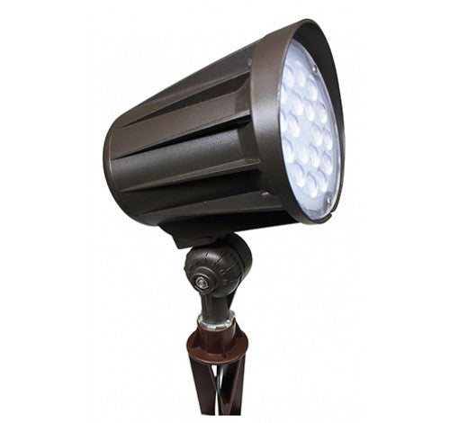 Westgate FLV12-32W-30K 6W, 12W, 24W, 32W LED landscape bullet flood light 3000K bronze