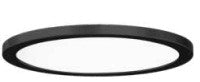 Westgate FMLB-R5-TRM-BK LED flush mount light black