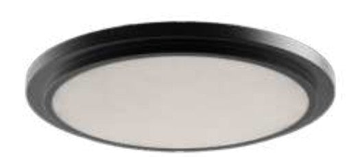 Westgate FMLB-R7-TRM-ALAB-BK LED flush mount light black
