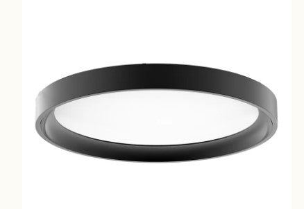 Westgate 120V 18W 1440LM 2700K/3000K/3500K/4000K/5000K Black LED Flush Mount Light FMLB-R9-MCT5-REG-BK