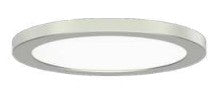Westgate FMLB-R9-TRM-BN LED flush mount light brushed nickel